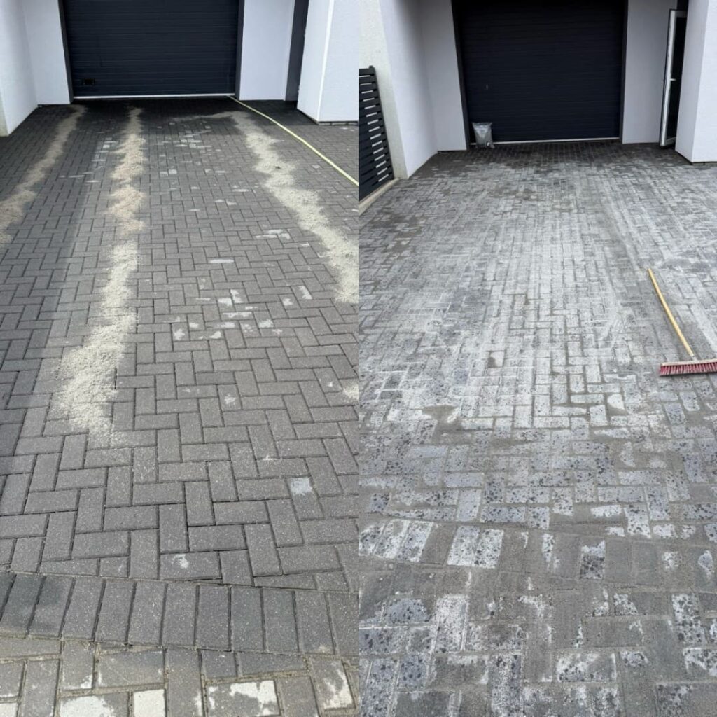 Atsijų užšlavimas trinkelėms nuosavam name